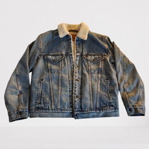 Levi's Vintage Fit Denim Trucker Sherpa Jacket